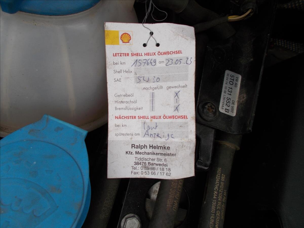 Volkswagen Touran MPV 2,0 l 103 kw