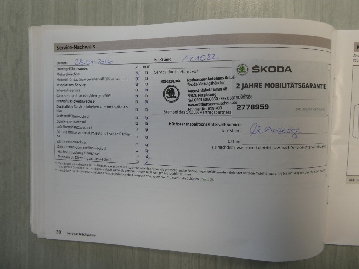 Škoda Octavia Kombi 2,0 l 103 kw