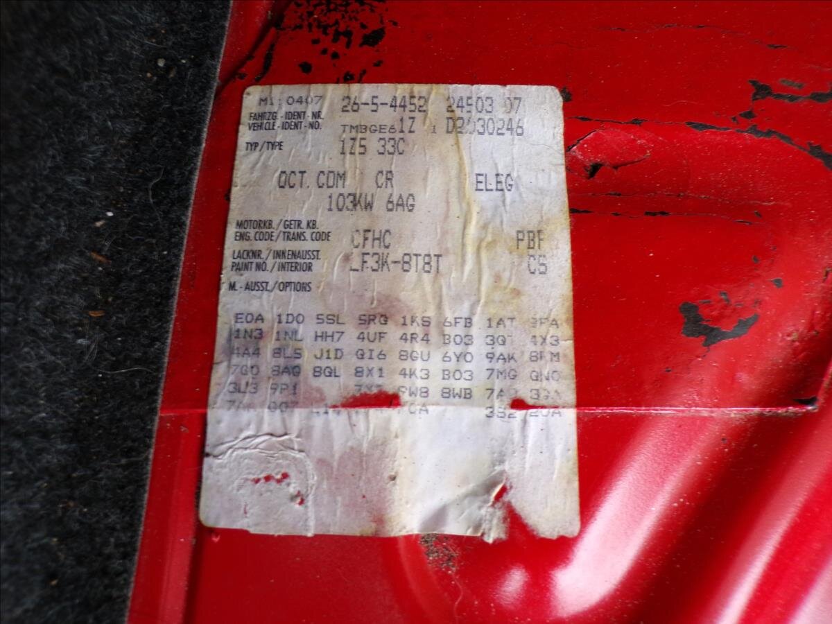 Škoda Octavia Kombi 2,0 l 103 kw