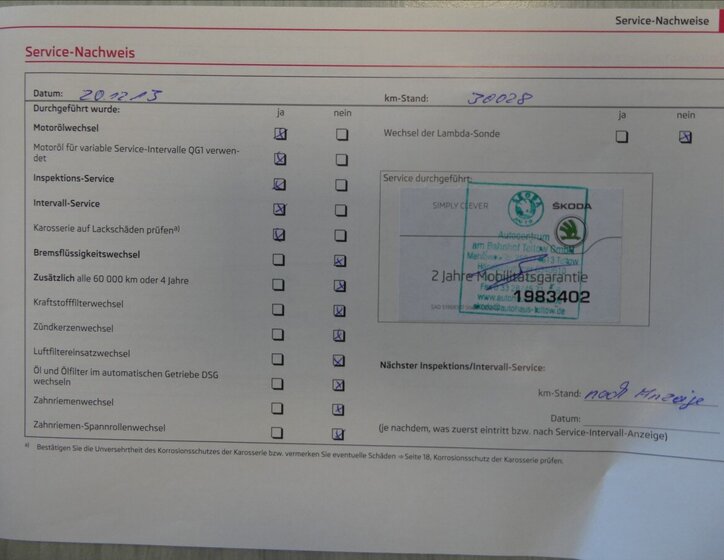 Škoda Octavia Kombi 1,4 l 90 kw