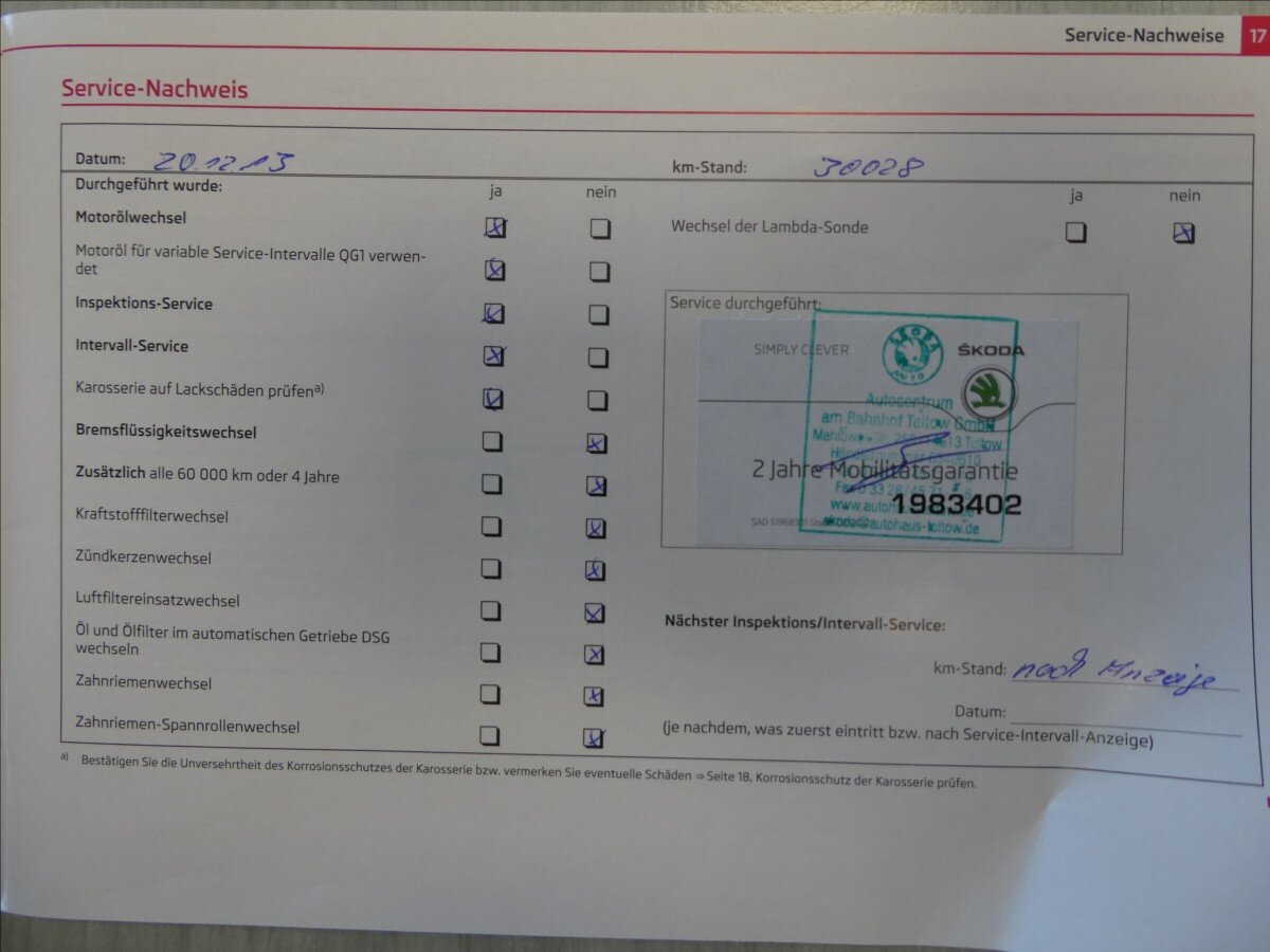 Škoda Octavia Kombi 1,4 l 90 kw