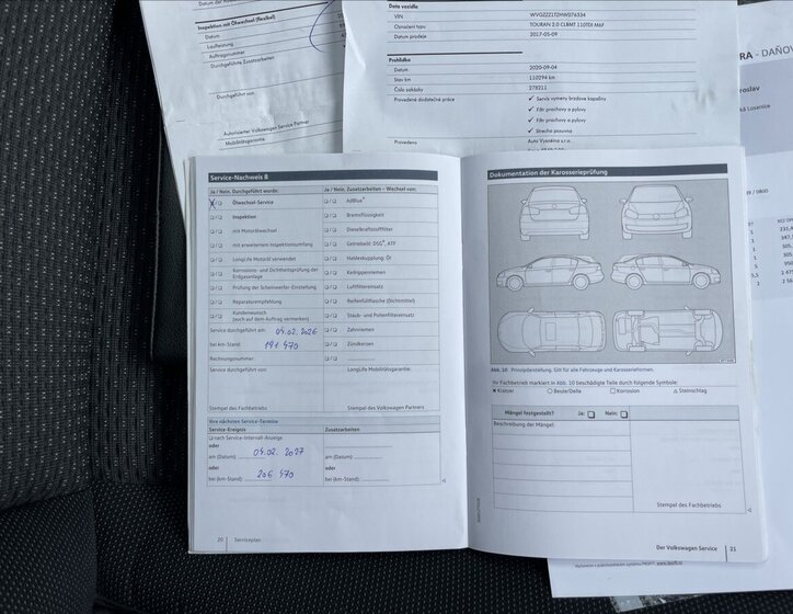 Volkswagen Touran MPV 2,0 l 110 kw