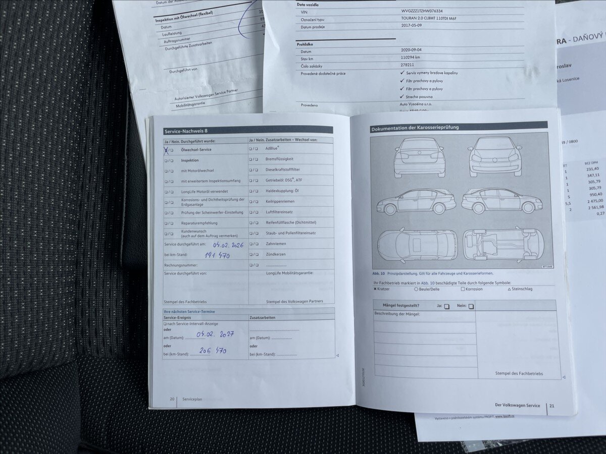 Volkswagen Touran MPV 2,0 l 110 kw