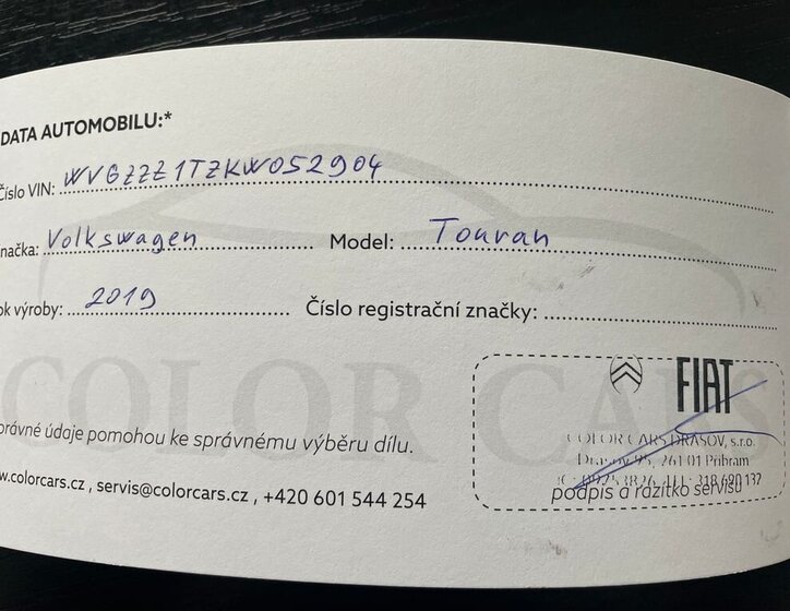 Volkswagen Touran MPV 1,5 l 110 kw