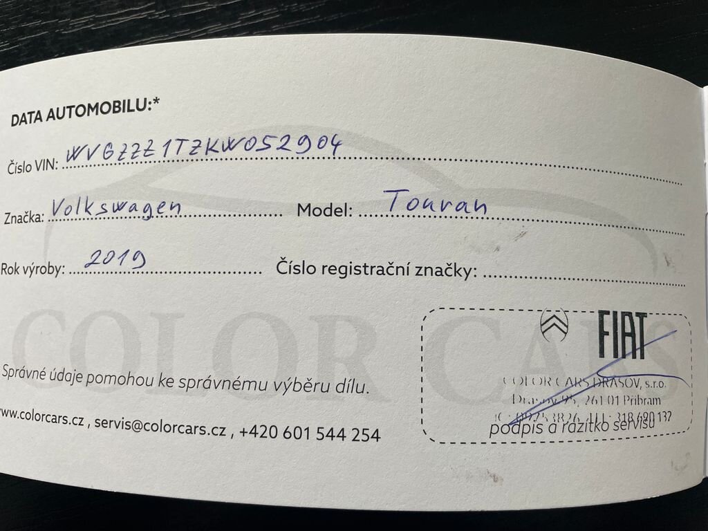 Volkswagen Touran MPV 1,5 l 110 kw