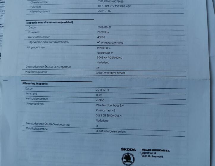 Škoda Octavia Kombi 999,0 85 kw