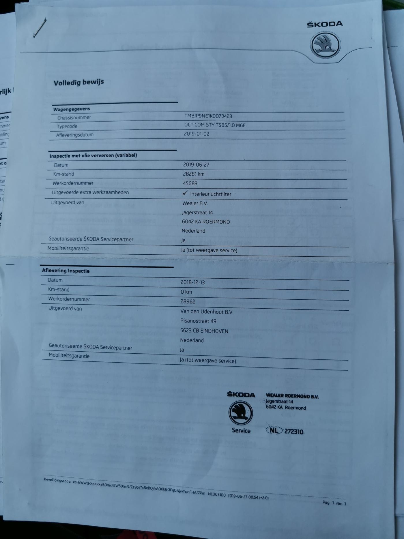 Škoda Octavia Kombi 999,0 85 kw