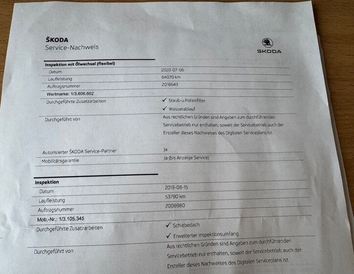 Škoda Superb Kombi 1,8 l 132 kw