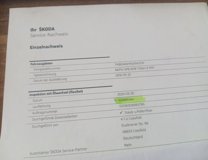 Škoda Rapid Hatchback 1,2 l 66 kw