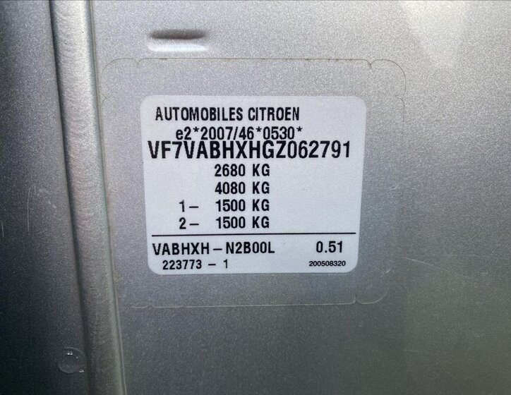 Citroën SpaceTourer Ostatní 1,6 l 85 kw