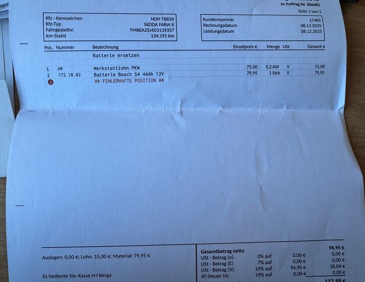 Škoda Fabia Hatchback 1,2 l 44 kw