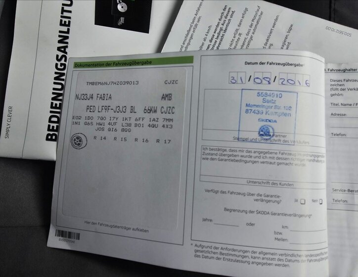 Škoda Fabia Hatchback 1,2 l 66 kw