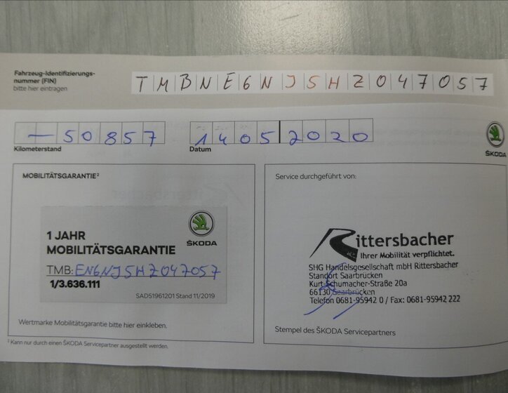 Škoda Fabia Hatchback 1,2 l 81 kw