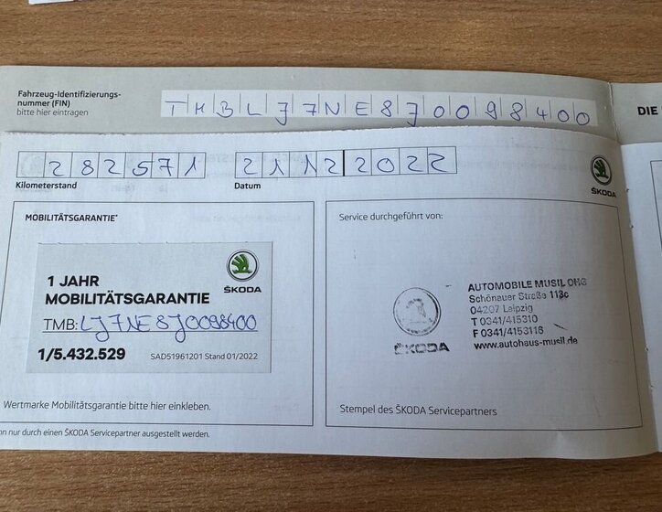 Škoda Octavia Kombi 2,0 l 110 kw