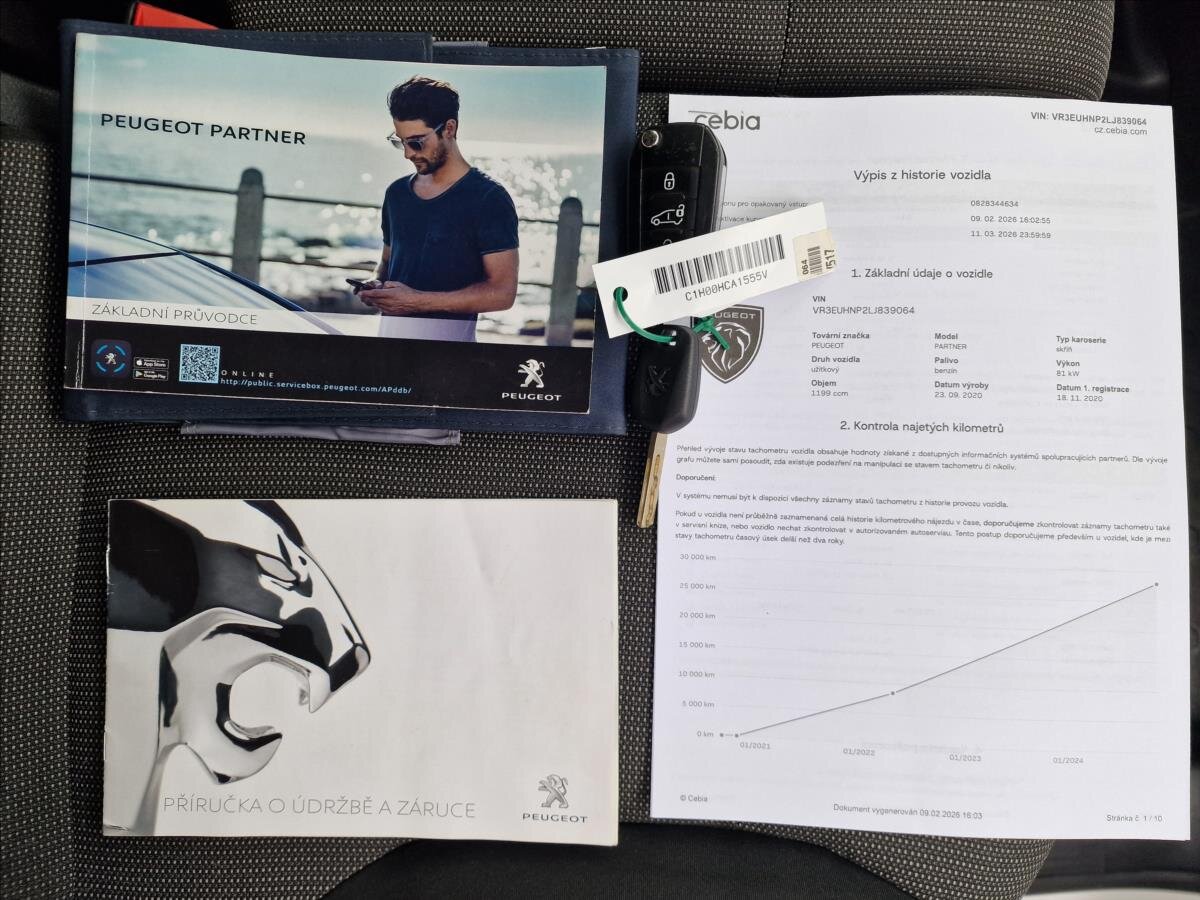 Peugeot Partner Skříň 1,2 l 81 kw