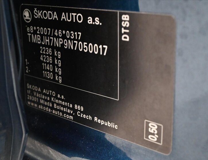 Škoda Superb Kombi 2,0 l 110 kw