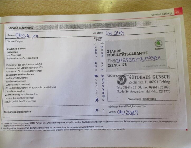 Škoda Fabia Kombi 1,2 l 63 kw