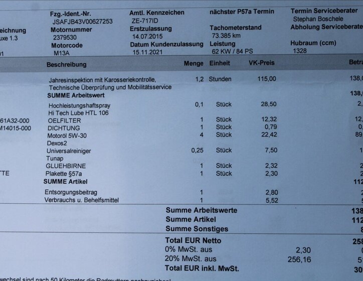 Suzuki Jimny SUV / Terénní 1,3 l 63 kw