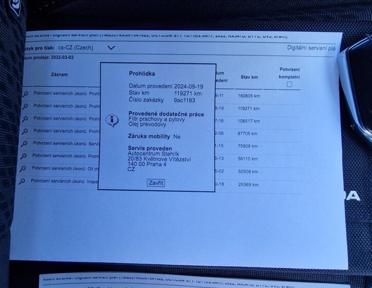 Škoda Octavia Kombi 2,0 l 110 kw