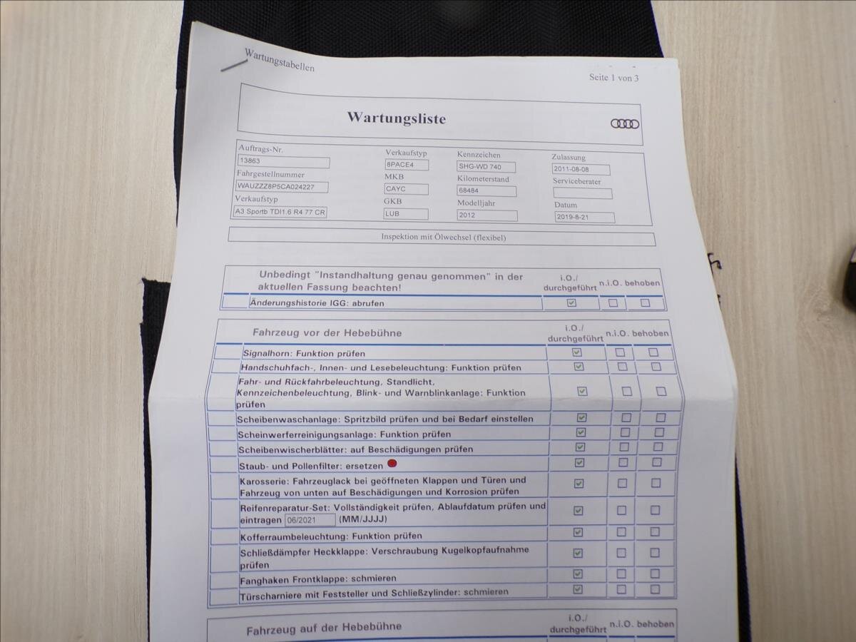 Audi A3 Hatchback 1,6 l 77 kw