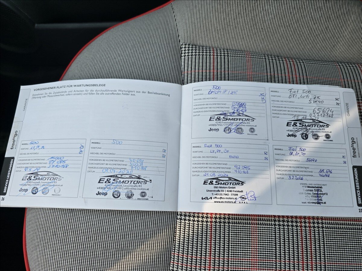 Fiat 500 Hatchback 1,2 l 51 kw