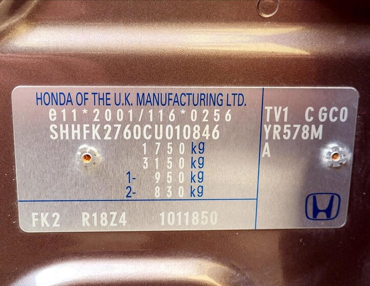 Honda Civic Hatchback 1,8 l 104 kw