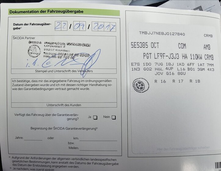 Škoda Octavia Kombi 2,0 l 110 kw