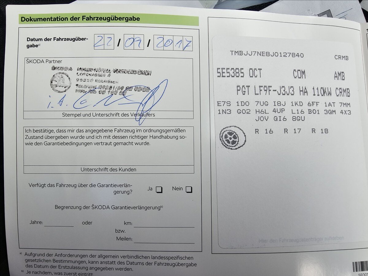 Škoda Octavia Kombi 2,0 l 110 kw
