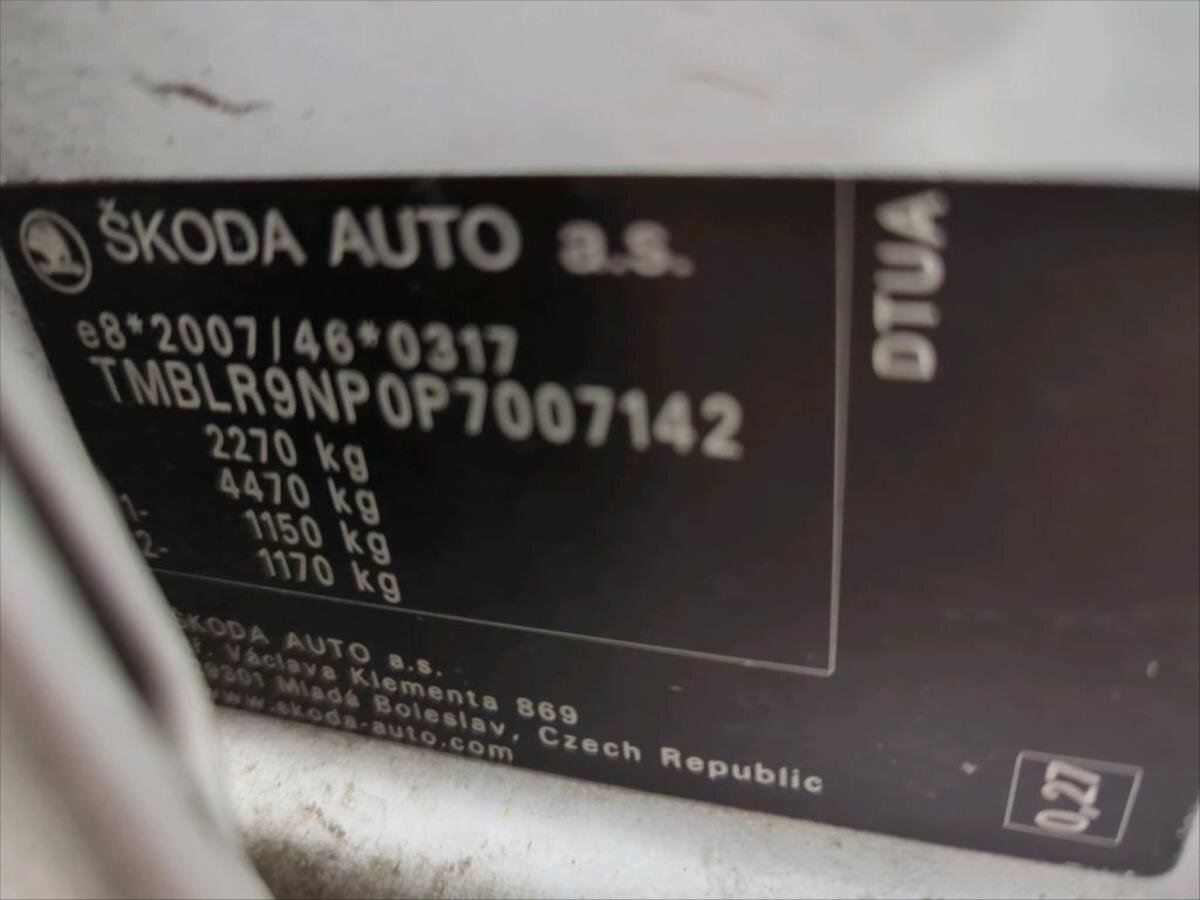 Škoda Superb Kombi 2,0 l 147 kw