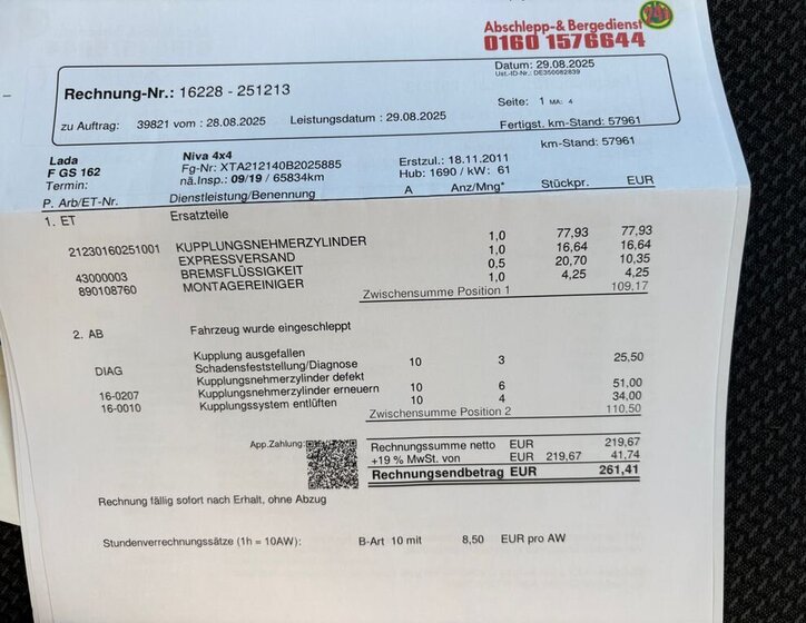 Lada Niva SUV 1,7 l 61 kw