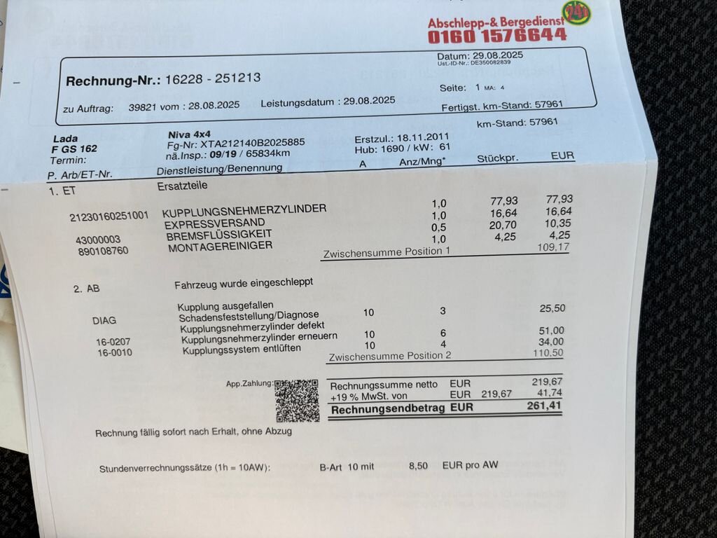 Lada Niva SUV 1,7 l 61 kw