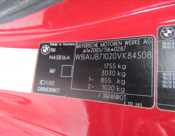 BMW Řada 1 Hatchback 1,6 l 90 kw