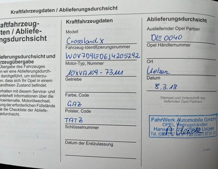 Opel Ostatní SUV 1,2 l 81 kw