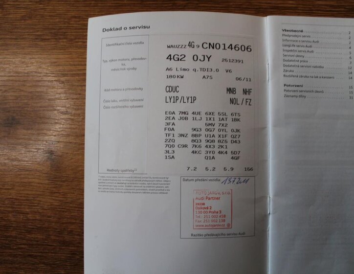 Audi A6 Ostatní 3,0 l 180 kw