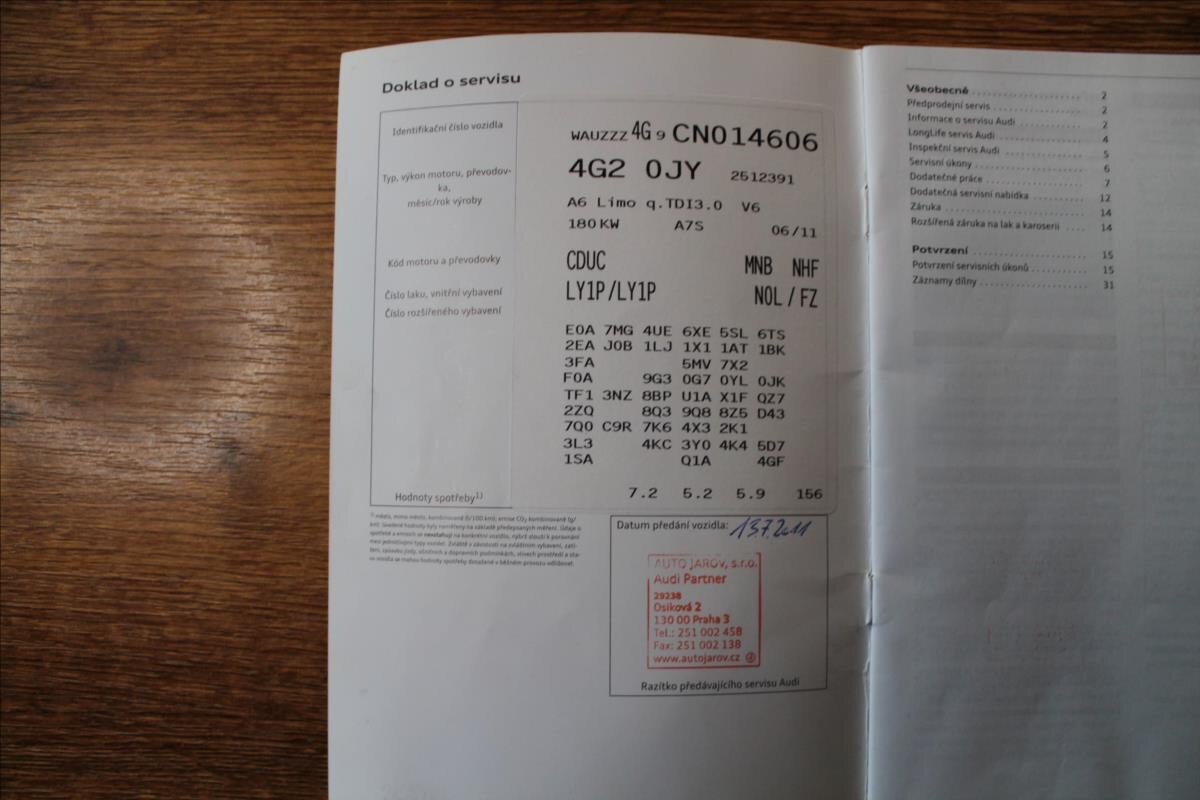 Audi A6 Ostatní 3,0 l 180 kw