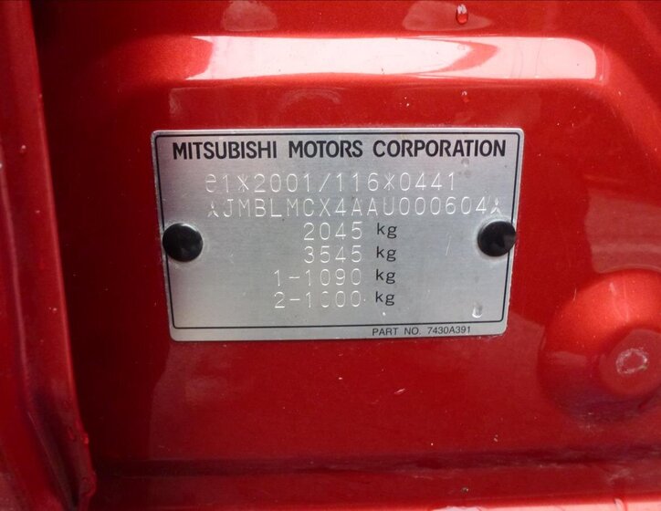 Mitsubishi Lancer Hatchback 2,0 l 217 kw