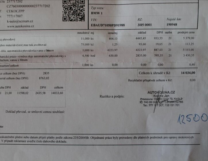BMW Řada 1 Hatchback 2,0 l 105 kw