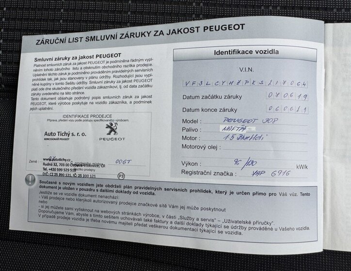 Peugeot 308 Kombi 1,5 l 96 kw