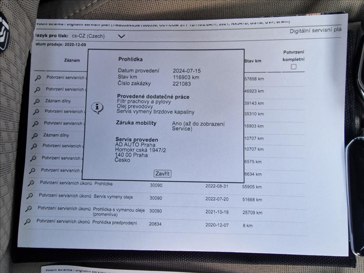 Škoda Octavia Kombi 2,0 l 110 kw