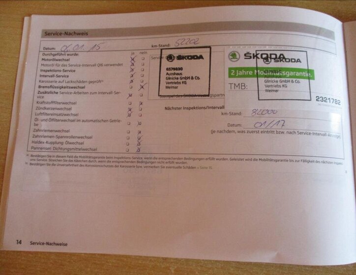 Škoda Fabia Kombi 1,2 l 63 kw