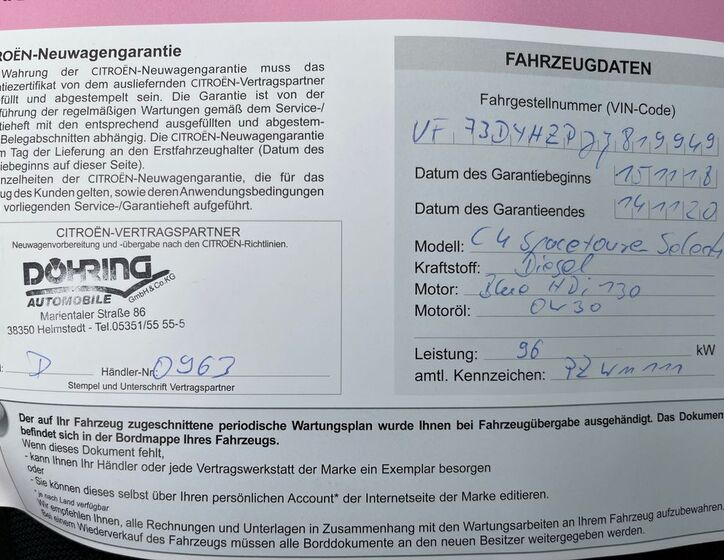 Citroën C4 SpaceTourer 20