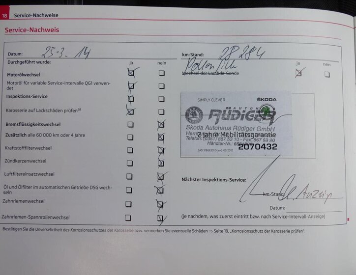 Škoda Octavia Kombi 1,8 l 112 kw