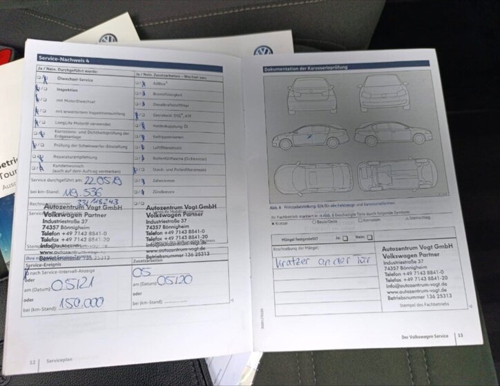 Volkswagen Touran MPV 2,0 l 110 kw