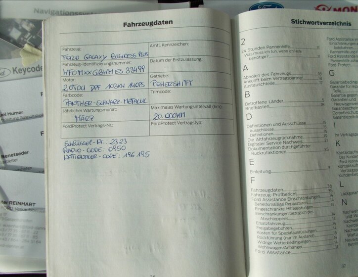 Ford Galaxy MPV 2,0 l 103 kw