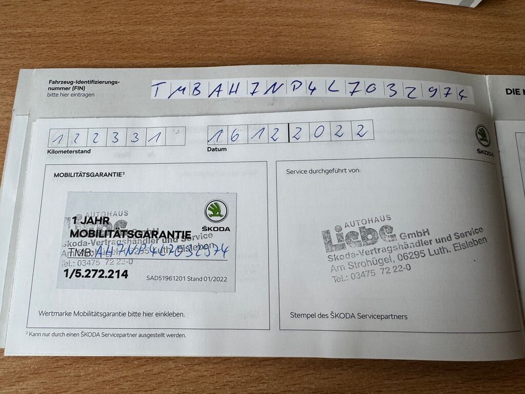 Škoda Superb Liftback 2,0 l 110 kw