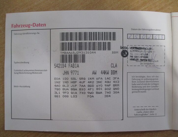 Škoda Fabia 21