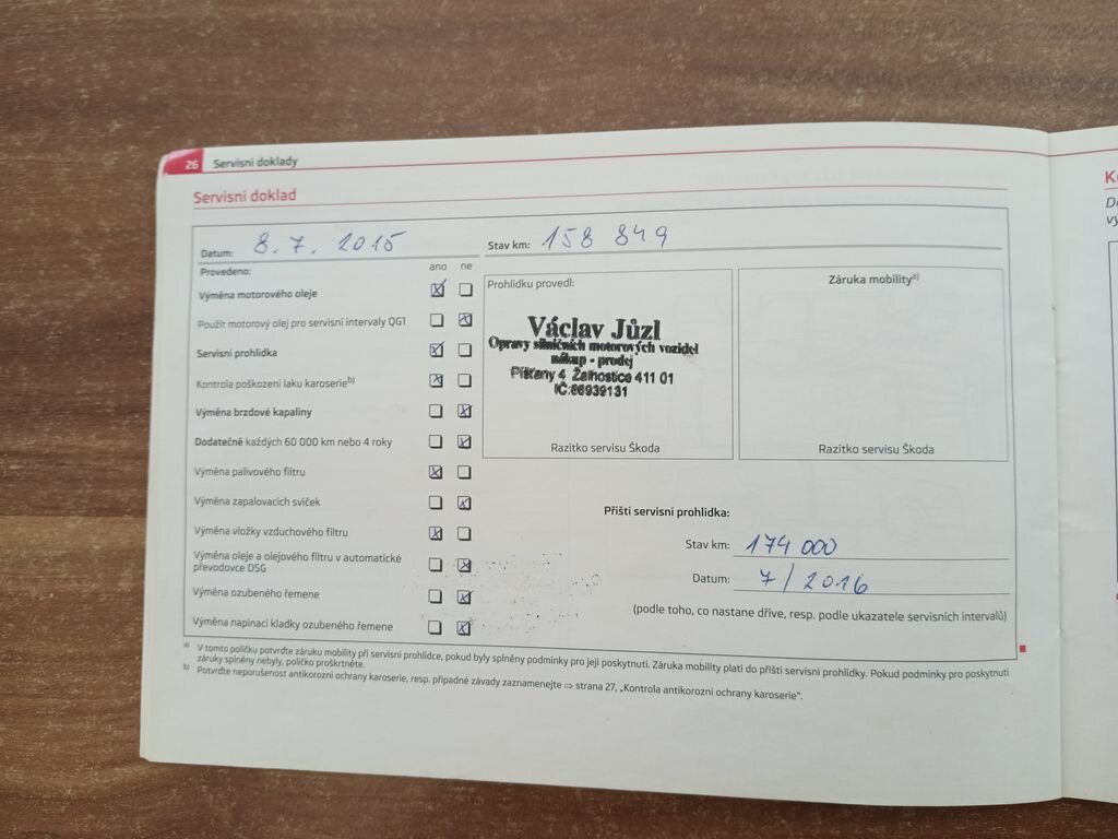 Škoda Octavia Sedan / Limuzína 1,6 l 77 kw