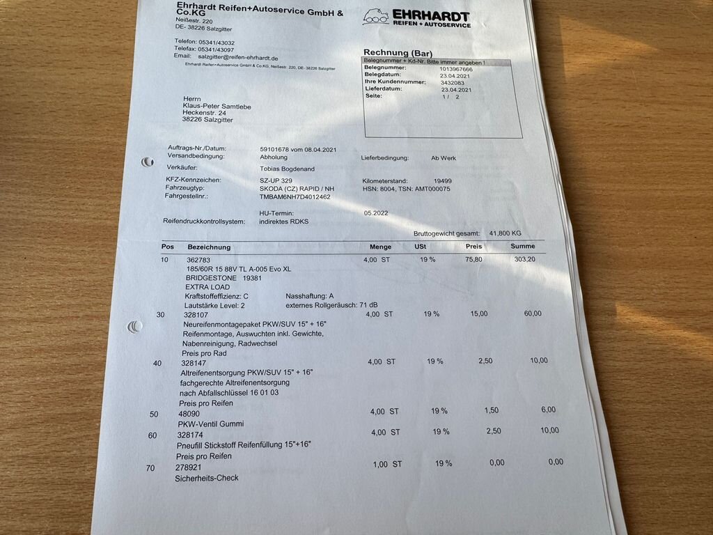 Škoda Rapid Sedan 1,2 l 63 kw