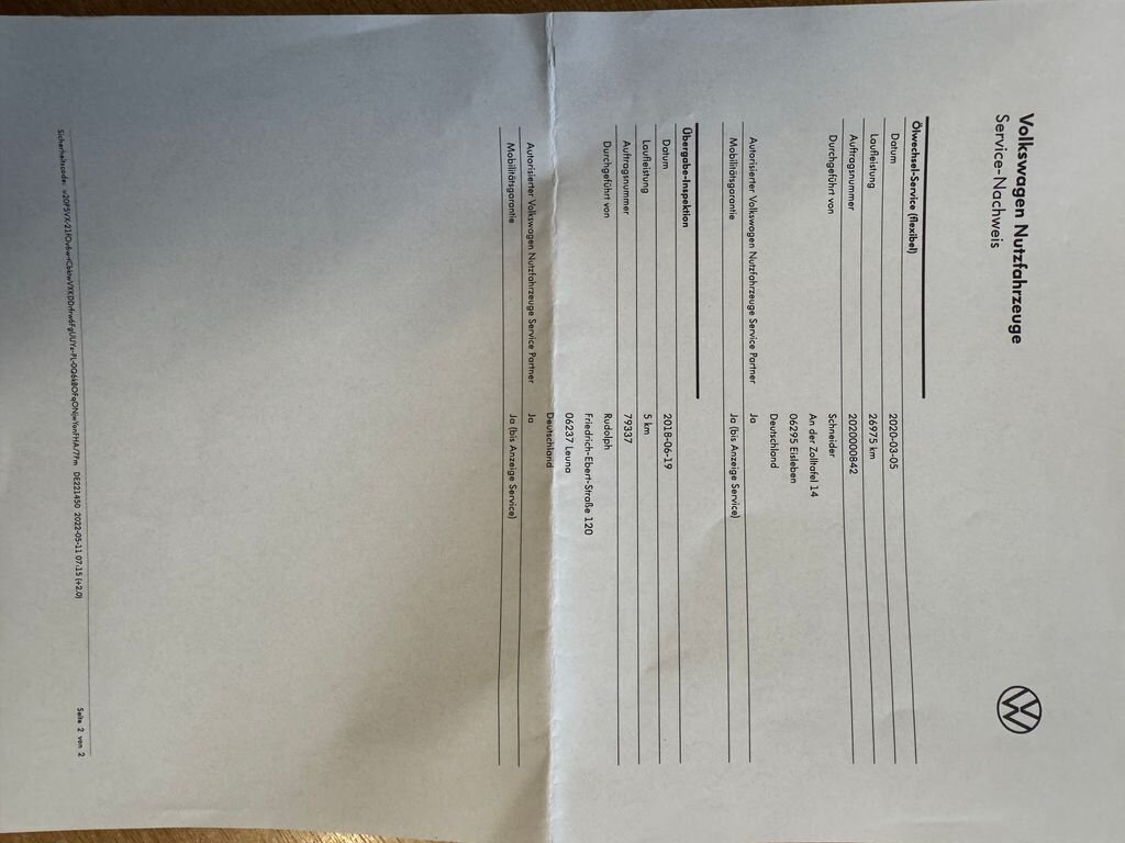 Volkswagen Multivan VAN-Minibus 2,0 l 110 kw