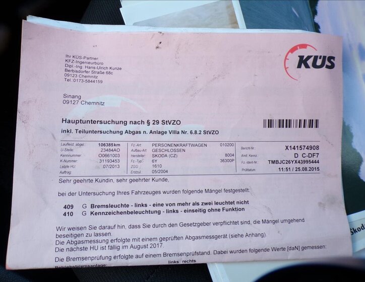 Škoda Fabia Kombi 1,4 l 55 kw